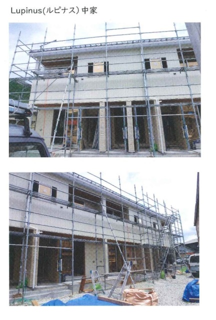 ルピナス中家外観(建築中)