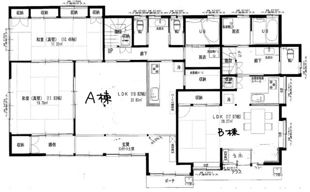 生出(おいで)間取り図