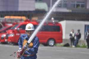 ポンプ車の部で第１位の第２分団